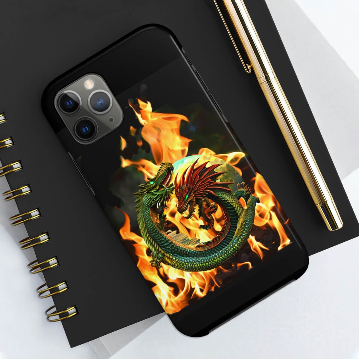 Dragons blaze graphic cell phone protective case