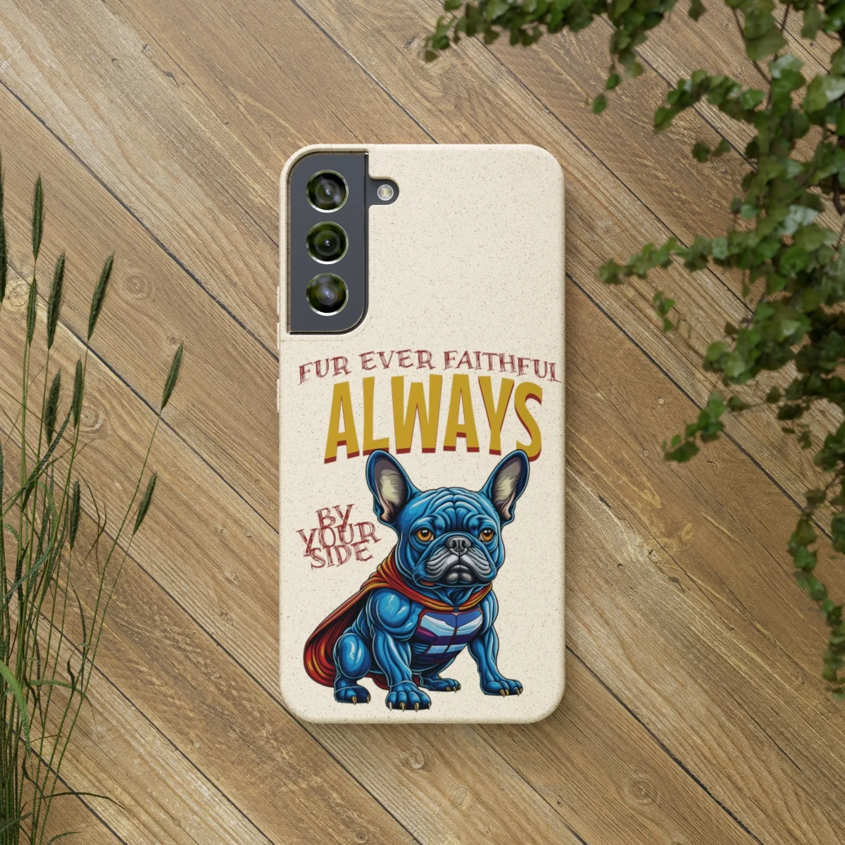 Fur Ever Faithful Always By Your Side Dog Lovers Pet Biodegradable Cases